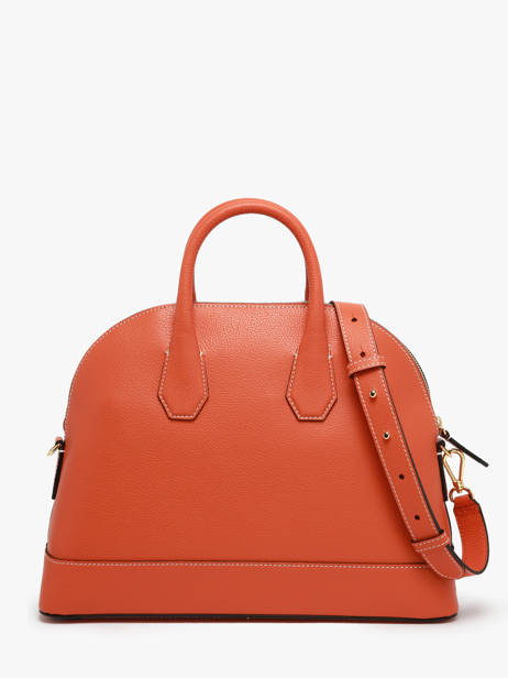 Handtassen Belleville Leder Lancel Oranje belleville A13736 ander zicht 4